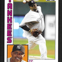 CC Sabathia 2012 Topps Archives GOLD Series Mint Card #166