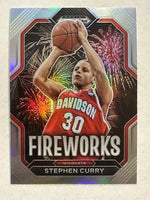 Stephen Curry 2023 2024 Panini Prizm Fireworks Series Mint Card #16
