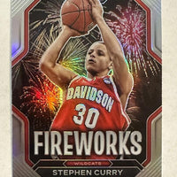 Stephen Curry 2023 2024 Panini Prizm Fireworks Series Mint Card #16