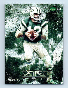 Joe Namath 2014 Topps Fire Series Mint Card #61