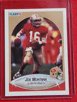 Joe Montana 1990 Fleer Series Mint Card #10
