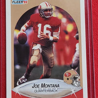 Joe Montana 1990 Fleer Series Mint Card #10