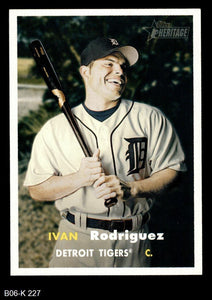 Ivan Rodriguez 2006 Topps Heritage Series Mint Card #227