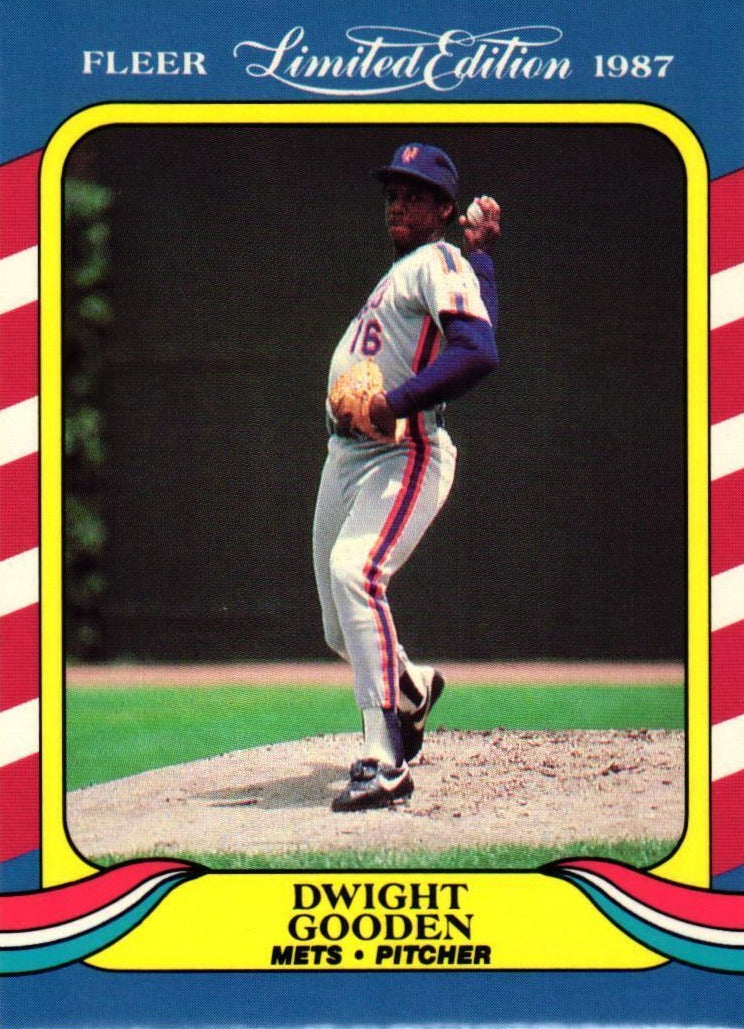 Dwight Gooden 1987 Fleer Limited Edition Series Card #18