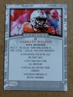 Garrett Wilson 2022 Sage Artistry Series Mint Rookie Card #47
