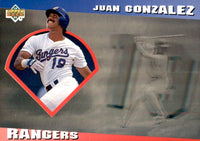 Juan Gonzalez 1993 Upper Deck Diamond Gallery Series Mint Card #20
