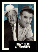 Dizzy Dean and Al Simmons  1991 Topps 1953 Archives Series Mint Card  #326
