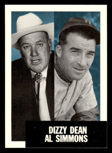 Dizzy Dean and Al Simmons  1991 Topps 1953 Archives Series Mint Card  #326