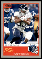 Dion Lewis 2019 Panini Score SCORECARD Series Mint Card #73
