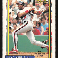 Dave Winfield 1992 O-Pee-Chee Series Mint Card #792