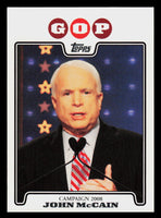 John McCain 2008 Topps 2008 Campaign Series Mint Card #C08-JM
