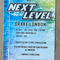 Drake London 2022 Sage Next Level Series Mint Rookie Card #85