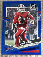 Josh Allen 2023 Donruss Press Proof Blue Series Mint Card #32
