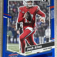 Josh Allen 2023 Donruss Press Proof Blue Series Mint Card #32