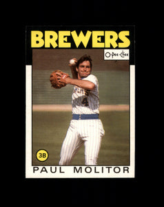 Paul Molitor 1986 O-Pee-Chee Series Mint Card #267