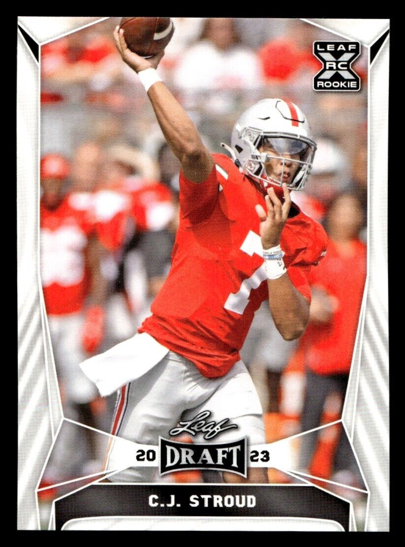 C.J. Stroud 2023 Leaf Draft Series Mint Rookie Card #43