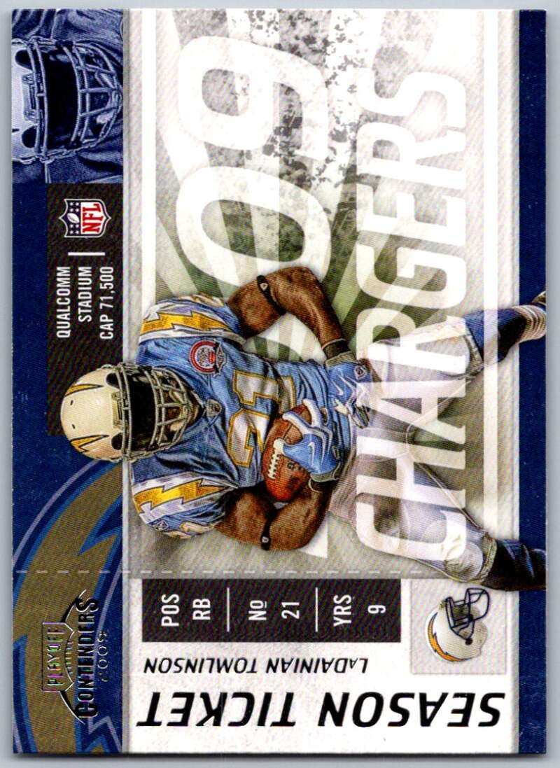 LaDainian Tomlinson 2009 Playoff Contenders Series Mint Card #80