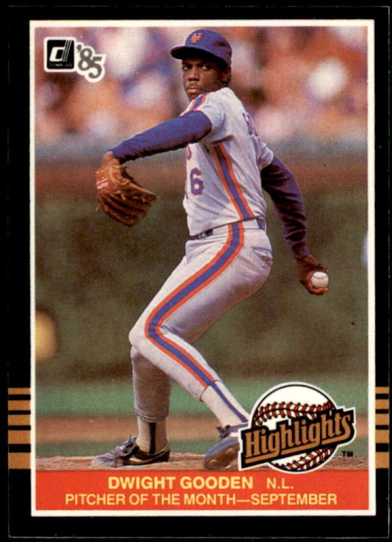 Dwight Gooden 1985 Donruss Highlights Series Mint Card #48