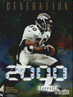 Terrell Davis 1998 Topps Generation 2000 Series Mint Card #GE10
