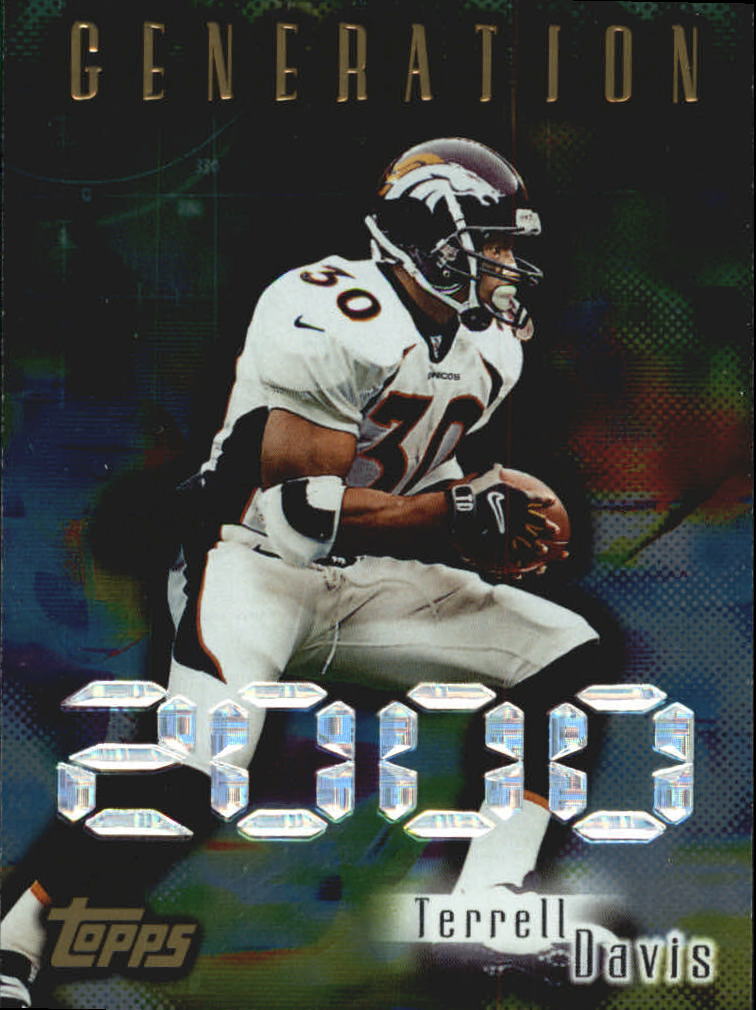 Terrell Davis 1998 Topps Generation 2000 Series Mint Card #GE10