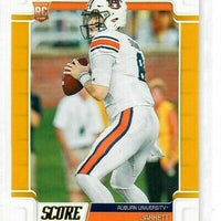 Jarrett Stidham 2019 Score Gold Parallel Series Mint Rookie Card #336