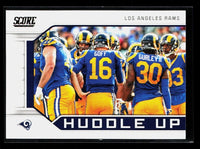 2019 Panini Score Los Angeles Rams Huddle Up Series Mint Card #HU-6
