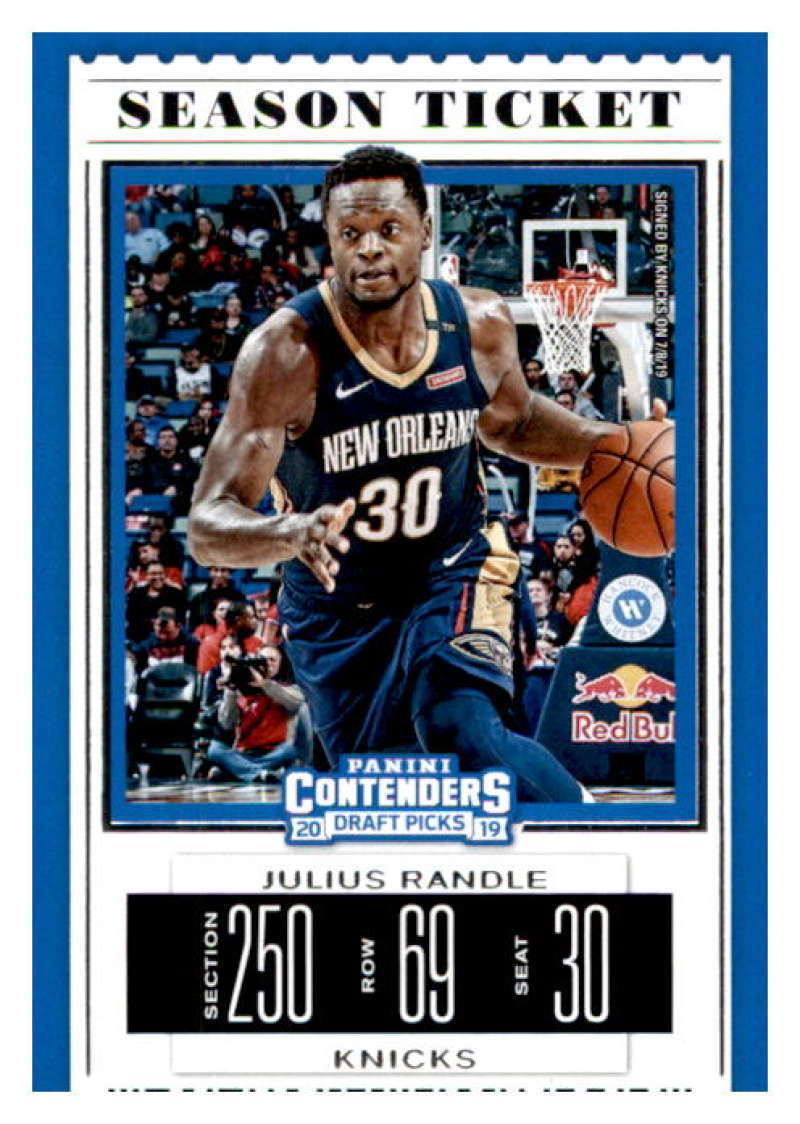 Julius Randle 2019 2020 Panini Contenders Season Ticket Series Mint Card #24