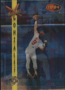 Juan Gonzalez 1994 Sportflics Rookie Traded Going, Going, Gone Series Mint Card #GG3