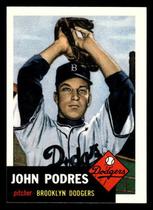 Johnny Podres 1991 Topps 1953 Archives Series Mint Card  #263