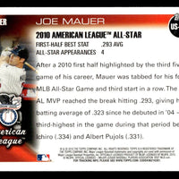 Joe Mauer 2010 Topps Update Series Mint Card #US-320