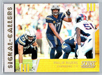 Philip Rivers 2019 Score Signal-Callers GOLD Series Mint Card  #SC-19
