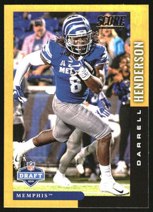 Darrell Henderson 2019 Score Gold NFL Draft Series Mint Rookie Card #DFT-16