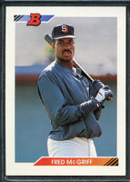Fred McGriff 1992 Bowman Series Mint Card #650
