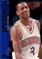 Allen Iverson 1997 1998 Upper Deck SP Premier Prospects Series Mint Rookie Card #141
