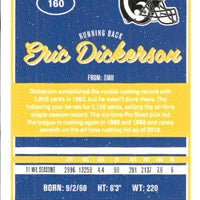 Eric Dickerson 2016 Donruss Series Mint Card #160
