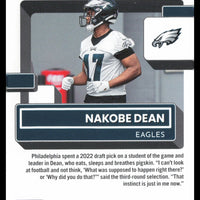 Nakobe Dean 2022 Donruss Series Mint Card #387