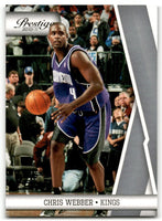 Chris Webber 2010 2011 Panini Prestige Series Mint Card #123
