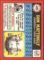 Don Mattingly 1989 Topps UK Mini Series Card #49
