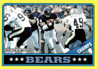 Walter Payton 1986 Topps Series Mint Card #9
