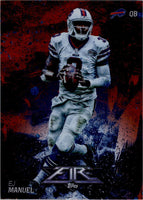 EJ Manuel 2014 Topps Fire Flame Foil Series Mint Card #17
