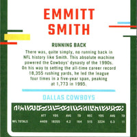 Emmitt Smith 2023 Donruss Optic Series Mint Card #48