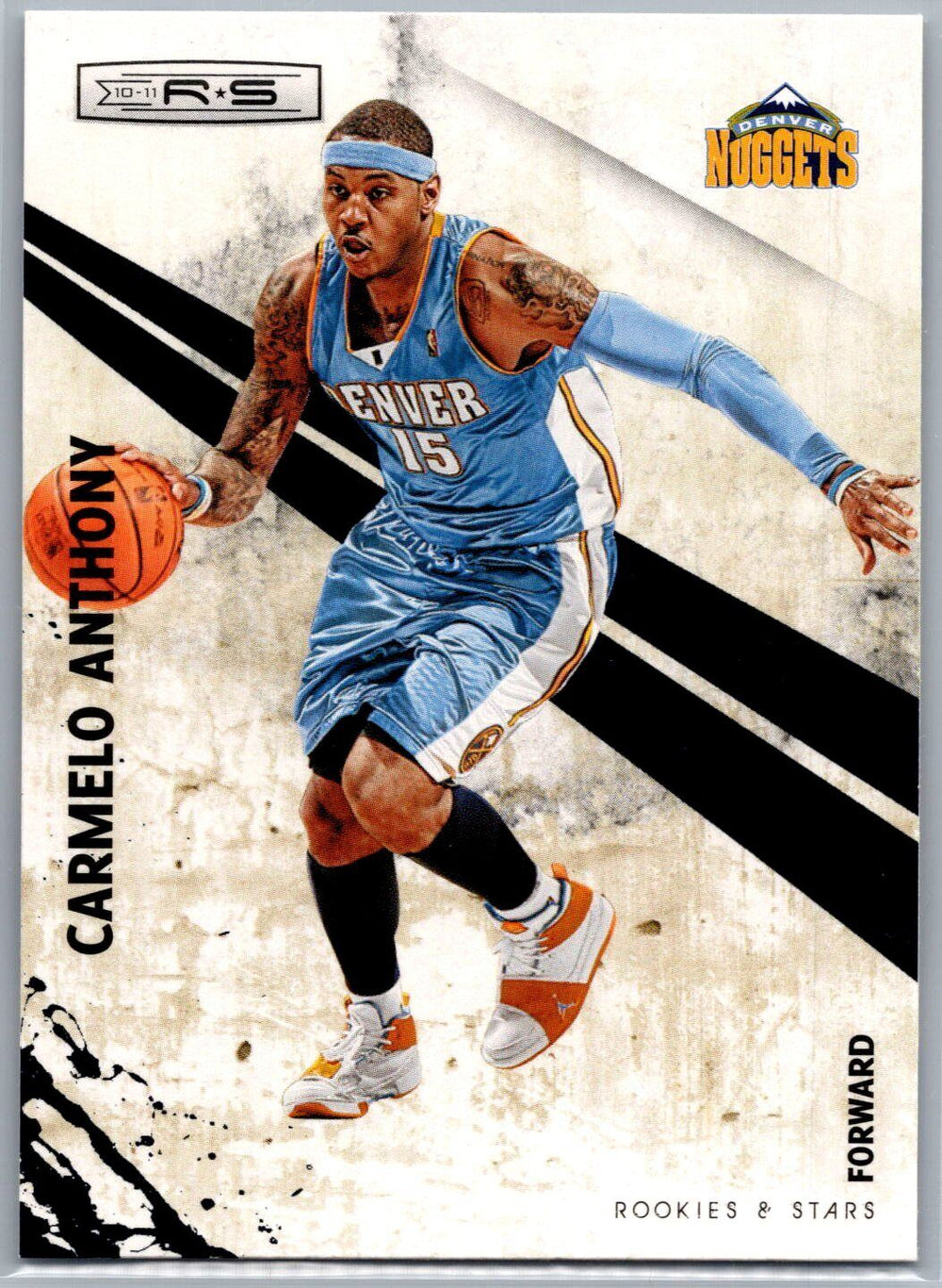 Carmelo Anthony 2010 2011 Rookies and Stars Series Mint Card #67