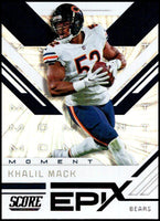 Khalil Mack 2019 Score Epix Moment Series Mint Card #EM-2
