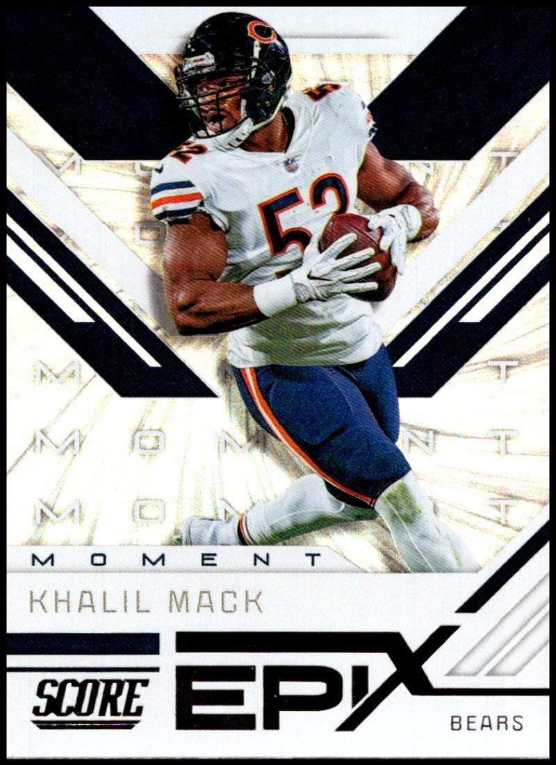 Khalil Mack 2019 Score Epix Moment Series Mint Card #EM-2