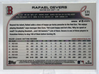 Rafael Devers 2022 Topps Chrome Refractor Series Mint Card #171
