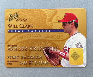 Will Clark 1995 Studio Gold Series Mint Card #12