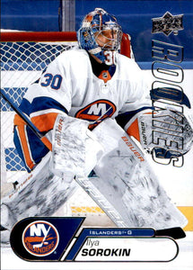 Ilya Sorokin 2020 2021 Upper Deck NHL Star Rookies Card #24
