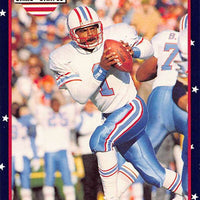 Warren Moon 1991 Fleer Stars and Stripes Series Mint Card #23