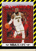 LeBron James 2023 2024 Hoops DYNAMOS Winter Series Mint Insert Card #2
