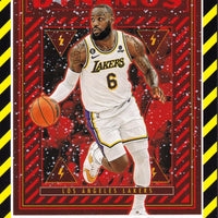 LeBron James 2023 2024 Hoops DYNAMOS Winter Series Mint Insert Card #2